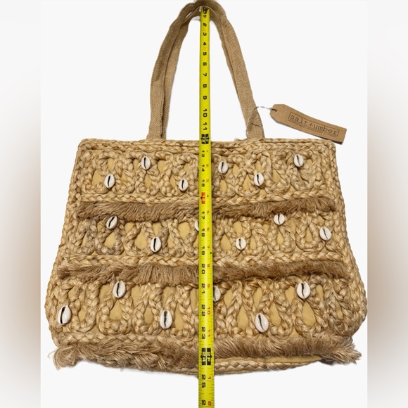 Salt+Umber | Isla Jute Seashell Tote - Eco Friendly - Boho - Beachy - NWT - Picture 10 of 13